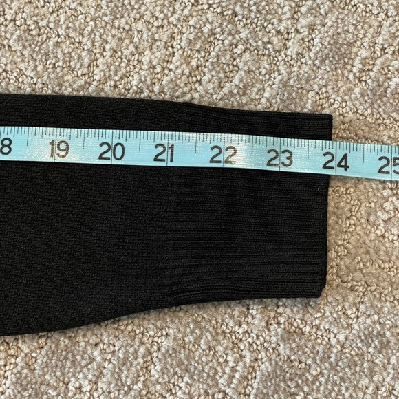 Athleta  Jacquard Crew Wool Sweater, Color Frosted Floral Charcoal Gray, Size XS - Picture 12 of 15